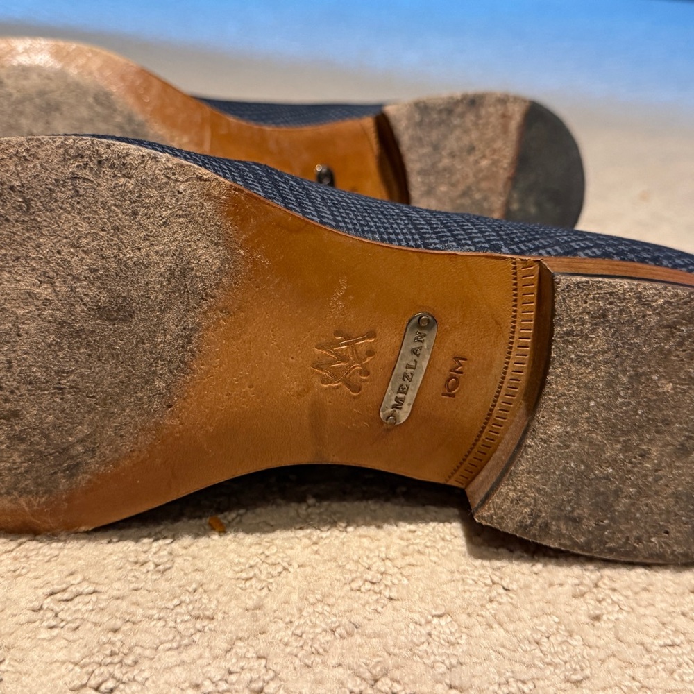 Mezlan Navy Loafers with Tassels - Picture 4 of 4